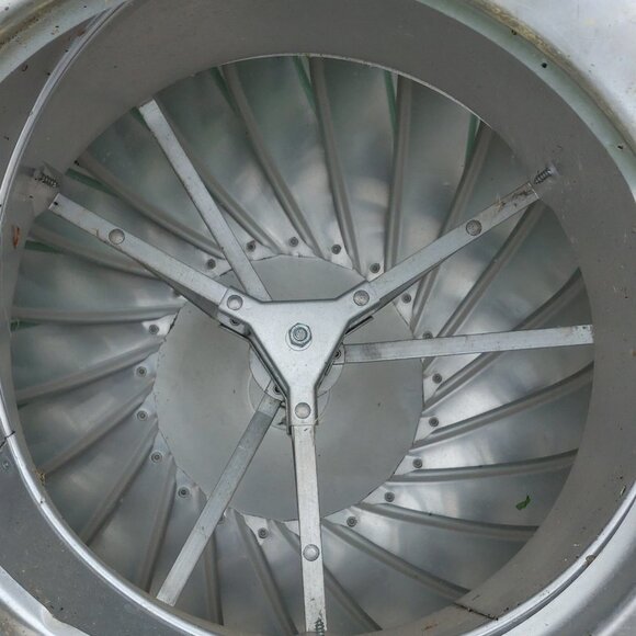 Galvanized Internally Braced Dual-Bearing Wind Turbine Whirlygig Roof Ve… - Picture 6 of 6